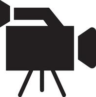 Camera photography icon symbol vector image. Illustration of multimedia photographic lens graphic design image