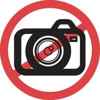 Camera photography icon symbol vector image. Illustration of multimedia photographic lens graphic design image