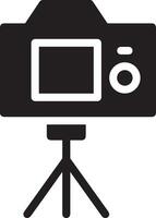 Camera photography icon symbol vector image. Illustration of multimedia photographic lens graphic design image