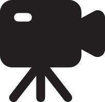 Camera photography icon symbol vector image. Illustration of multimedia photographic lens graphic design image