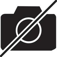 Camera photography icon symbol vector image. Illustration of multimedia photographic lens graphic design image