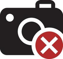 Camera photography icon symbol vector image. Illustration of multimedia photographic lens graphic design image