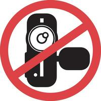 Camera photography icon symbol vector image. Illustration of multimedia photographic lens graphic design image