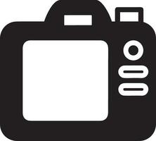 Camera photography icon symbol vector image. Illustration of multimedia photographic lens graphic design image