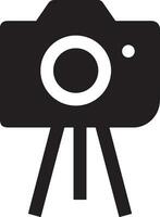 Camera photography icon symbol vector image. Illustration of multimedia photographic lens graphic design image