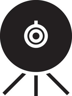 Camera photography icon symbol vector image. Illustration of multimedia photographic lens graphic design image
