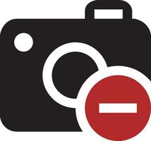 Camera photography icon symbol vector image. Illustration of multimedia photographic lens graphic design image