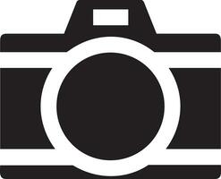 Camera photography icon symbol vector image. Illustration of multimedia photographic lens graphic design image