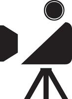 Camera photography icon symbol vector image. Illustration of multimedia photographic lens graphic design image