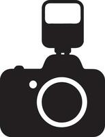 Camera photography icon symbol vector image. Illustration of multimedia photographic lens graphic design image