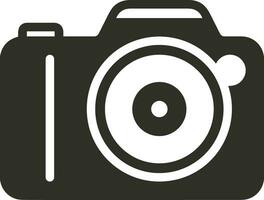 Camera photography icon symbol vector image. Illustration of multimedia photographic lens graphic design image