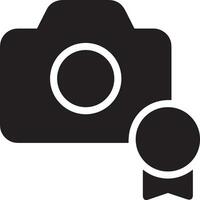 Camera photography icon symbol vector image. Illustration of multimedia photographic lens graphic design image