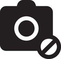 Camera photography icon symbol vector image. Illustration of multimedia photographic lens graphic design image