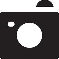 Camera photography icon symbol vector image. Illustration of multimedia photographic lens graphic design image