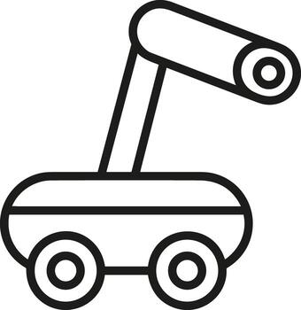 artificial inteligencia icono símbolo vector imagen. ilustración de el cerebro robot aprendizaje humano inteligente algoritmo diseño imagen.