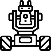 Artificial Intelligence icon symbol vector image. Illustration of the brain robot learning human smart algorithm design image.