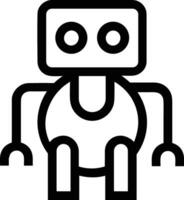 Artificial Intelligence icon symbol vector image. Illustration of the brain robot learning human smart algorithm design image.