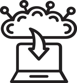 Artificial Intelligence icon symbol vector image. Illustration of the brain robot learning human smart algorithm design image.