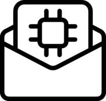 Artificial Intelligence icon symbol vector image. Illustration of the brain robot learning human smart algorithm design image.