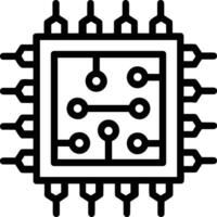 Artificial Intelligence icon symbol vector image. Illustration of the brain robot learning human smart algorithm design image.