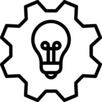 Artificial Intelligence icon symbol vector image. Illustration of the brain robot learning human smart algorithm design image.