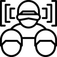 Artificial Intelligence icon symbol vector image. Illustration of the brain robot learning human smart algorithm design image.