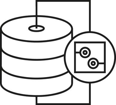 Artificial Intelligence icon symbol vector image. Illustration of the brain robot learning human smart algorithm design image.