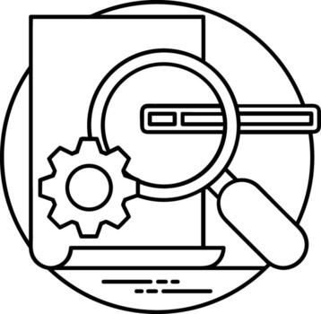 artificial inteligencia icono símbolo vector imagen. ilustración de el cerebro robot aprendizaje humano inteligente algoritmo diseño imagen.