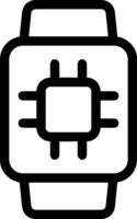 Artificial Intelligence icon symbol vector image. Illustration of the brain robot learning human smart algorithm design image.