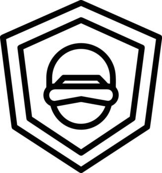 Artificial Intelligence icon symbol vector image. Illustration of the brain robot learning human smart algorithm design image.