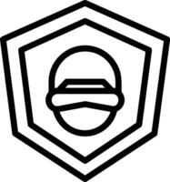 Artificial Intelligence icon symbol vector image. Illustration of the brain robot learning human smart algorithm design image.