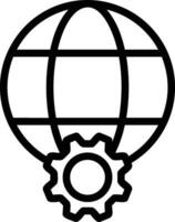 Artificial Intelligence icon symbol vector image. Illustration of the brain robot learning human smart algorithm design image.