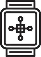 Artificial Intelligence icon symbol vector image. Illustration of the brain robot learning human smart algorithm design image.