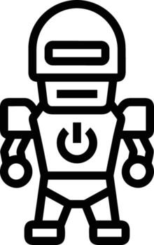 Artificial Intelligence icon symbol vector image. Illustration of the brain robot learning human smart algorithm design image.