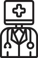 Artificial Intelligence icon symbol vector image. Illustration of the brain robot learning human smart algorithm design image.