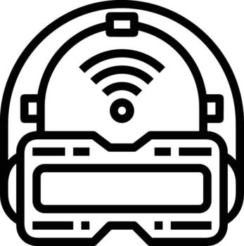 artificial inteligencia icono símbolo vector imagen. ilustración de el cerebro robot aprendizaje humano inteligente algoritmo diseño imagen.