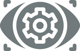 Artificial Intelligence icon symbol vector image. Illustration of the brain robot learning human smart algorithm design image.
