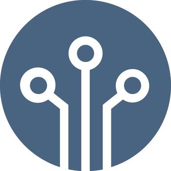 Artificial Intelligence icon symbol vector image. Illustration of the brain robot learning human smart algorithm design image.