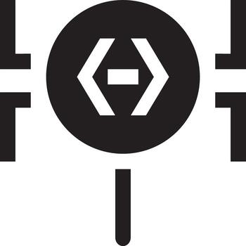 artificial inteligencia icono símbolo vector imagen. ilustración de el cerebro robot aprendizaje humano inteligente algoritmo diseño imagen.