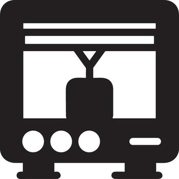 Artificial Intelligence icon symbol vector image. Illustration of the brain robot learning human smart algorithm design image.