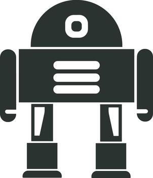 artificial inteligencia icono símbolo vector imagen. ilustración de el cerebro robot aprendizaje humano inteligente algoritmo diseño imagen.