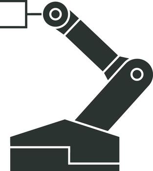 Artificial Intelligence icon symbol vector image. Illustration of the brain robot learning human smart algorithm design image.