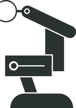 Artificial Intelligence icon symbol vector image. Illustration of the brain robot learning human smart algorithm design image.