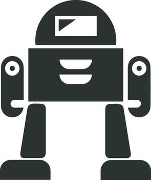 artificial inteligencia icono símbolo vector imagen. ilustración de el cerebro robot aprendizaje humano inteligente algoritmo diseño imagen.