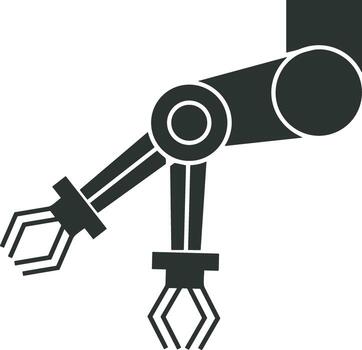 Artificial Intelligence icon symbol vector image. Illustration of the brain robot learning human smart algorithm design image.