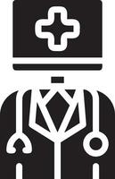 Artificial Intelligence icon symbol vector image. Illustration of the brain robot learning human smart algorithm design image.