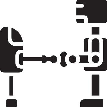 Artificial Intelligence icon symbol vector image. Illustration of the brain robot learning human smart algorithm design image.