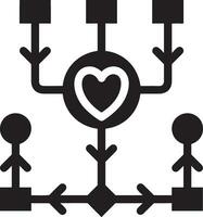 Artificial Intelligence icon symbol vector image. Illustration of the brain robot learning human smart algorithm design image.