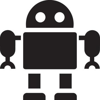 artificial inteligencia icono símbolo vector imagen. ilustración de el cerebro robot aprendizaje humano inteligente algoritmo diseño imagen.