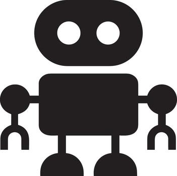 Artificial Intelligence icon symbol vector image. Illustration of the brain robot learning human smart algorithm design image.